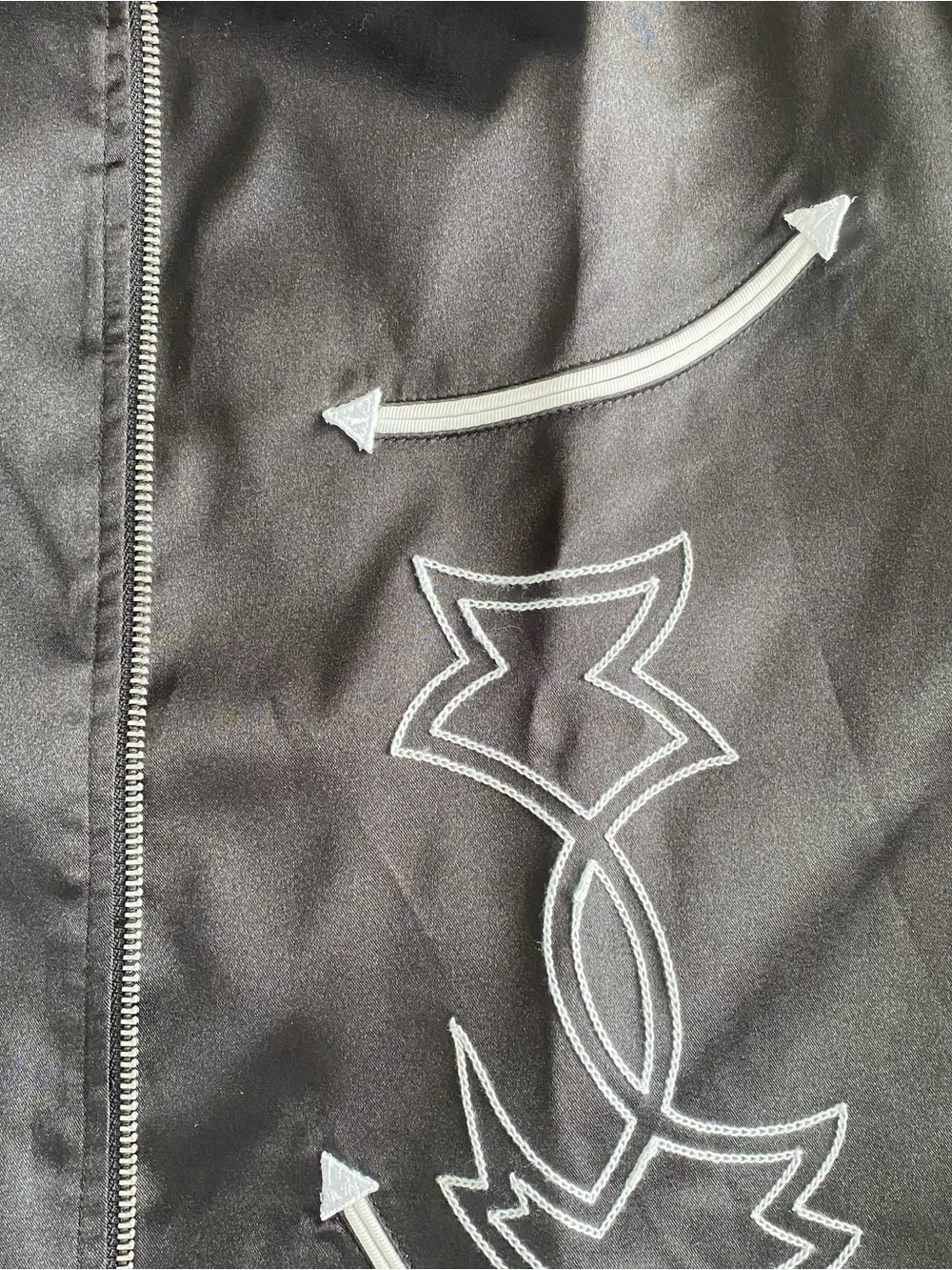 H Bar C Odessa Tour Bomber Western Jacket in Black